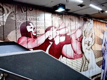 Subway station opens Wrestling Museum in Mexico City