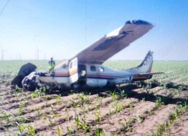 Avioneta se desploma en Reynosa, Tamaulipas; habría al menos una persona fallecida y dos lesionados