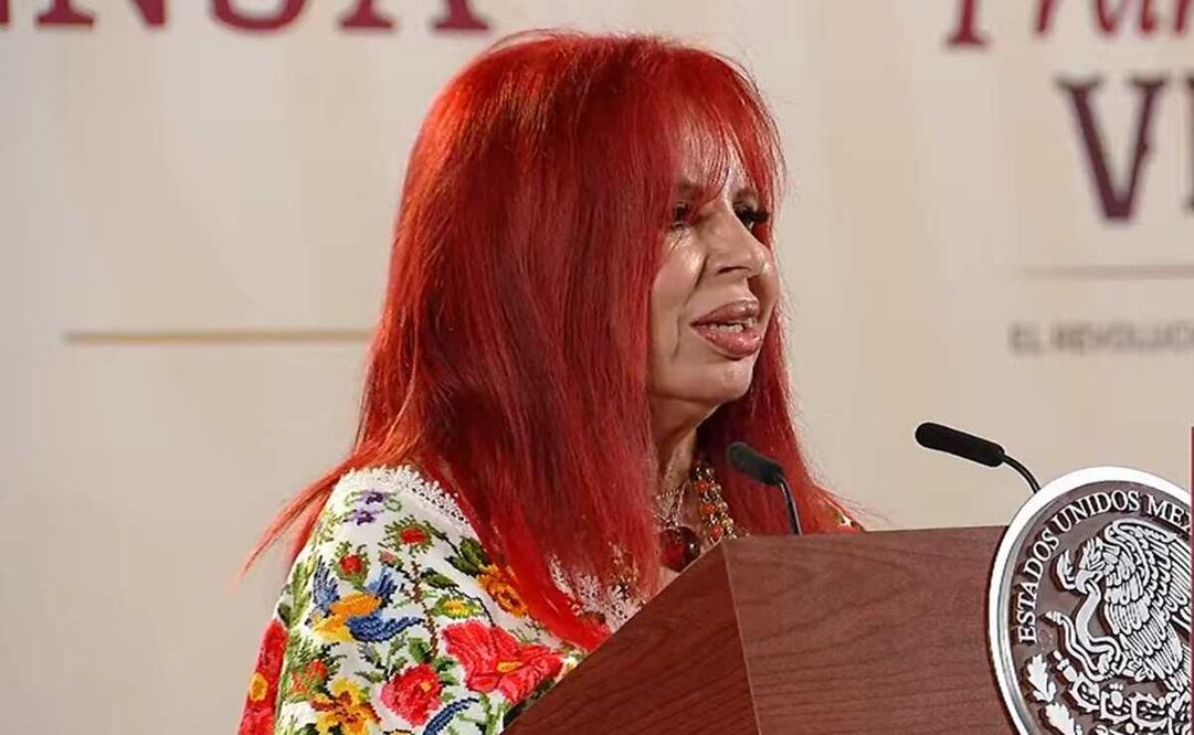 Sansores mostró un video del “guerrero jaguar” y “caballo de fuego”. Foto: captura de pantalla