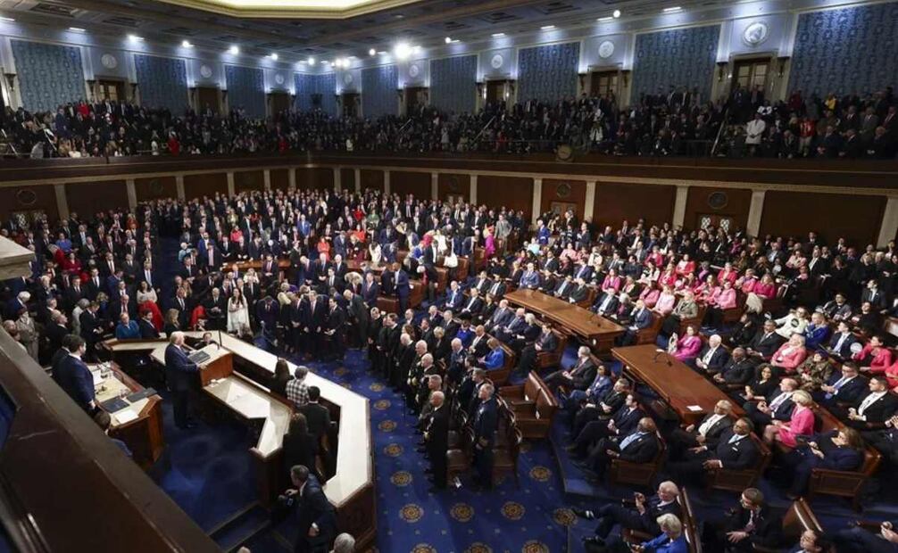 Fotografía de archivo del interior del Congreso de Estados Unidos, en Washington (EU). Foto: EFE