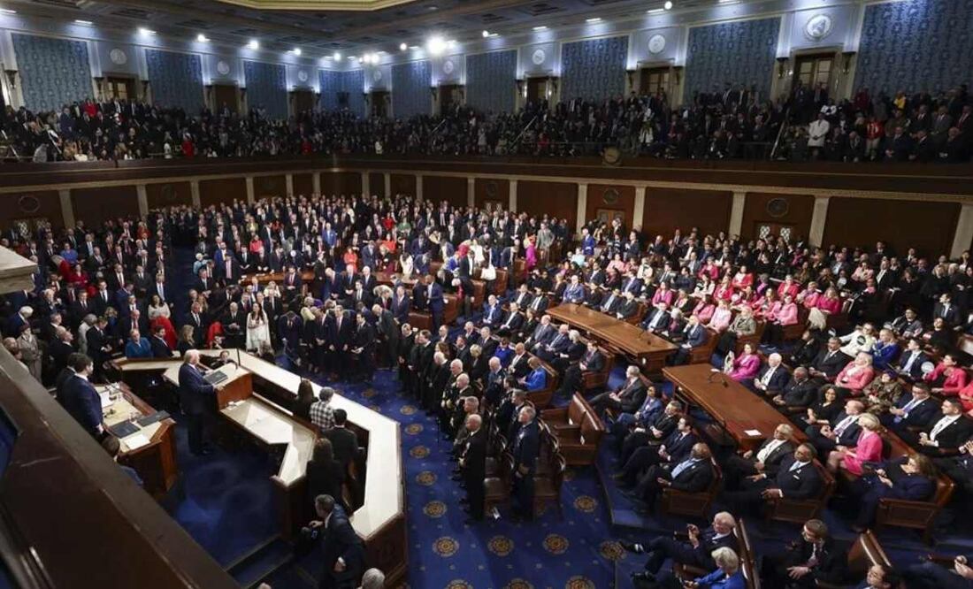 Fotografía de archivo del interior del Congreso de Estados Unidos. Foto: EFE