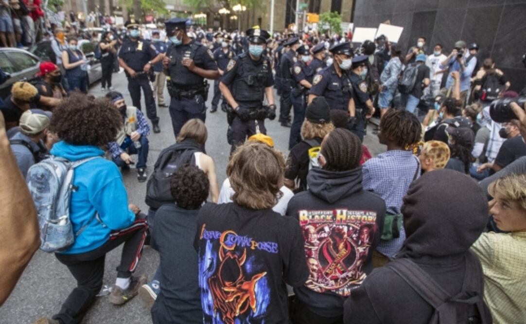 Protestas y disturbios en Estados Unidos tras muerte de George Floyd en 2020. Foto: Archivo / Agencias