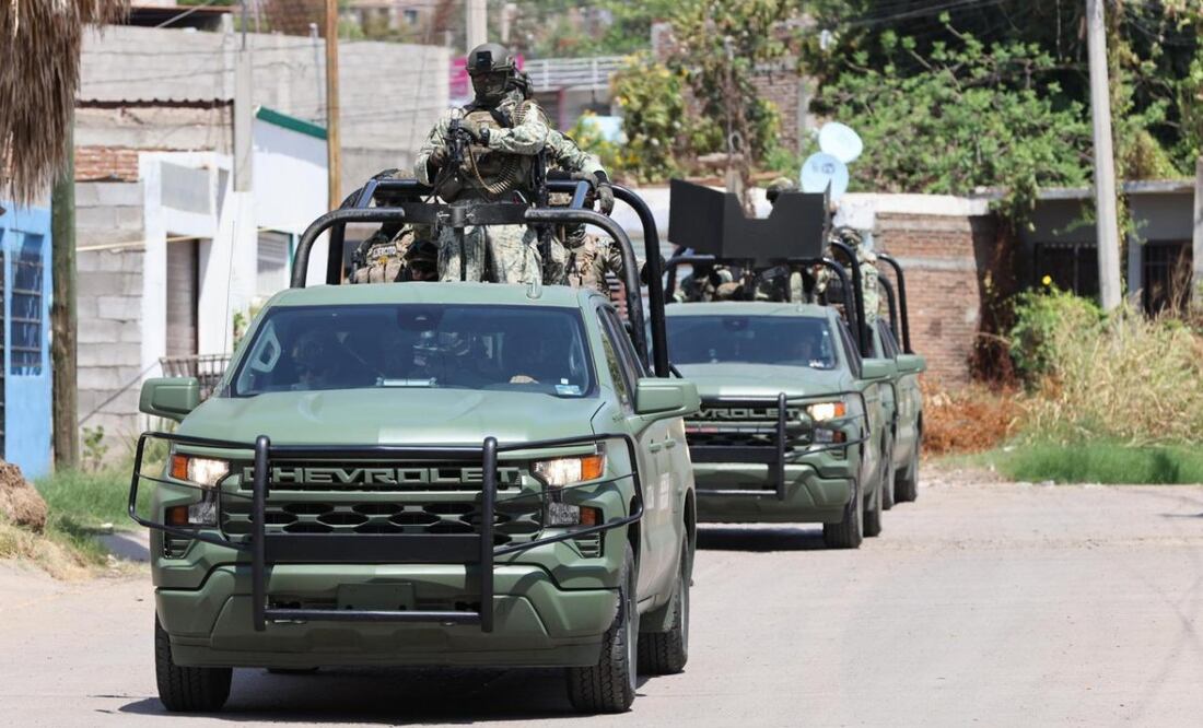 Fuerzas federales refuerzan la seguridad en Sinaloa. Foto: Especial