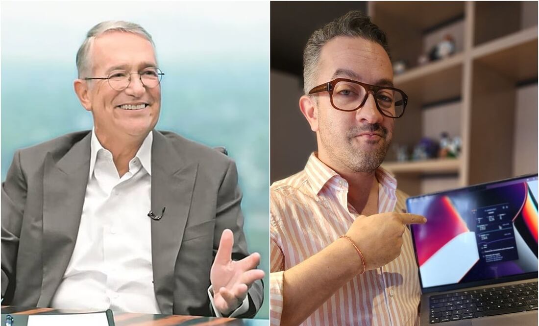 El fundador de Grupo Salinas se mostró contento tras el anuncio del influencer. Foto: EL UNIVERSAL y Twitter. @ChumelTorres