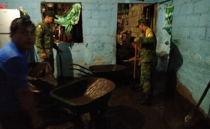 Desbordamientos de tres ríos deja más de un centenar de viviendas inhundadas en Chiapas