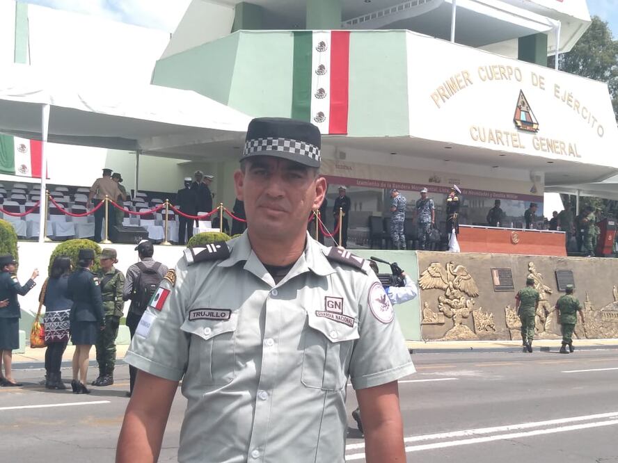 Inspector Rogelio Trujillo Flores, elemento de la Guardia Nacional / Especial