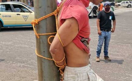 Queman vivo a presunto ladrón de vehículos en Santiago El Pinar, Chiapas