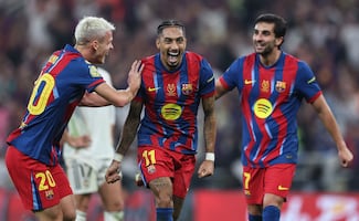 Barcelona conquista la Supercopa de España tras vencer al Real Madrid con Raphinha como figura