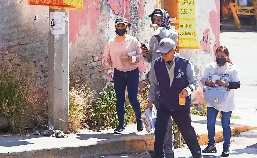 En la brigada de búsqueda participaron la policía del Estado de México, el grupo táctico Fuerza de Acción y Reacción, la Comisión Nacional de Búsqueda, así como amigos, vecinos y familiares. Foto: Osmar Alvarado / EL UNIVERSAL