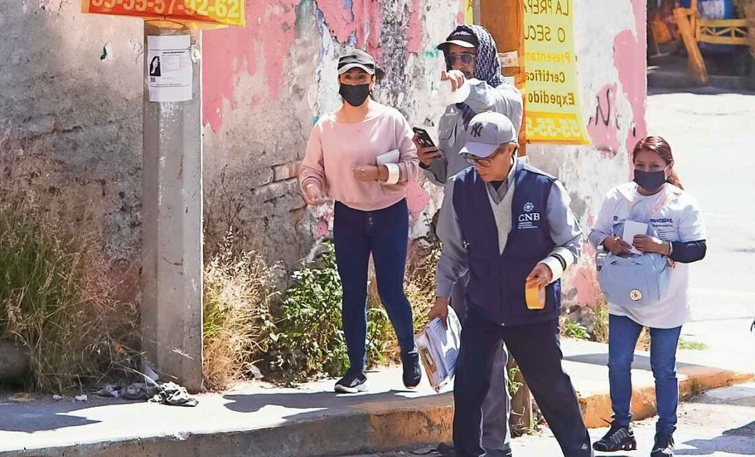 En la brigada de búsqueda participaron la policía del Estado de México, el grupo táctico Fuerza de Acción y Reacción, la Comisión Nacional de Búsqueda, así como amigos, vecinos y familiares. Foto: Osmar Alvarado / EL UNIVERSAL