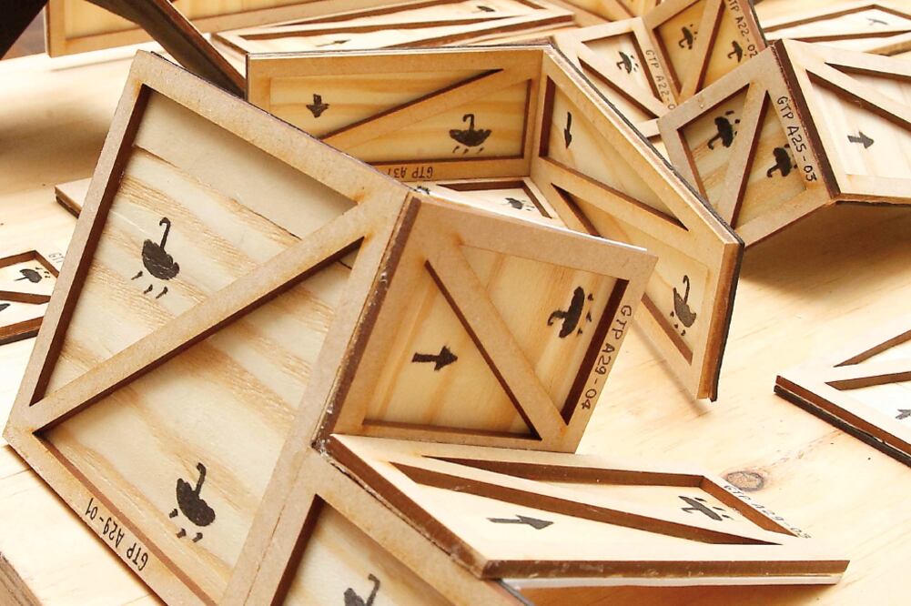 La instalación está conformada por 171 fragmentos (ARIEL OJEDA. EL UNIVERSAL)