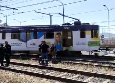 Por "error humano" se descarrila vagón de Línea 1 del Tren Ligero de Guadalajara, Jalisco