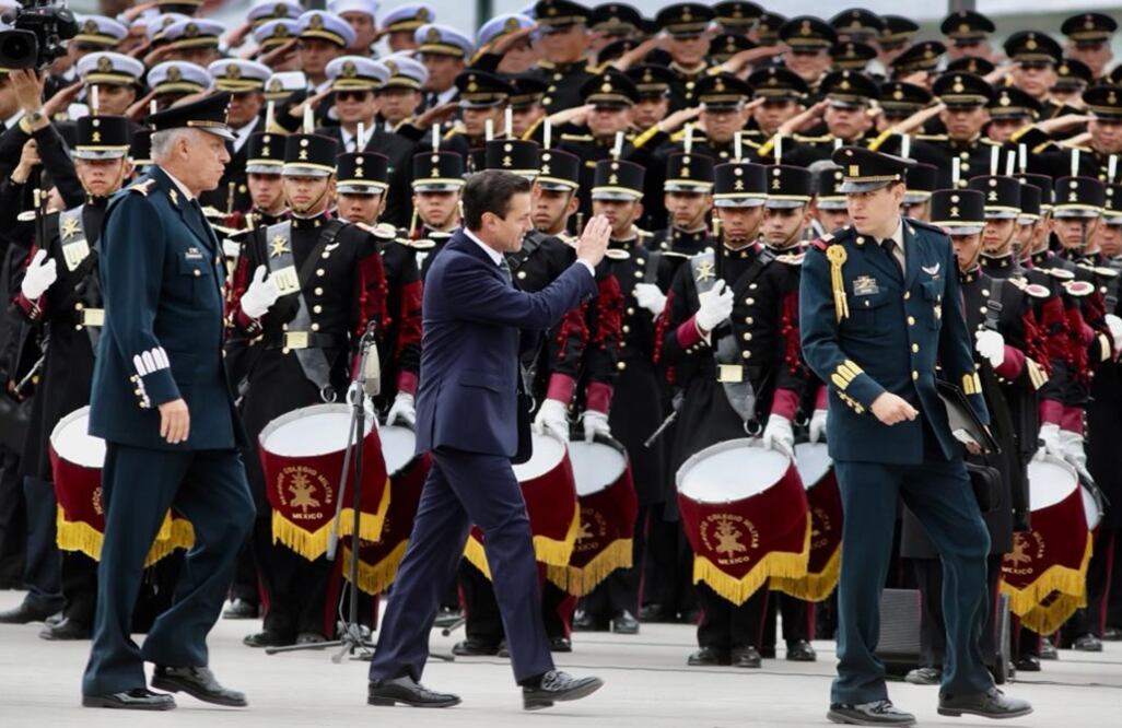 Enrique Peña Nieto agradece apoyo de Fuerzas Armadas en la elecciones. Foto: Lucía Godínez/EL UNIVERSAL