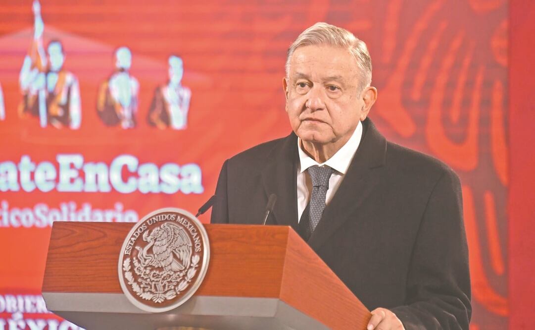 El presidente Andrés Manuel López Obrador exhortó a los mexicanos a tener fe y mucha confianza en que 2021 será mejor. Foto: ARCHIVO EL UNIVERSAL