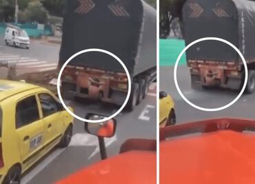 Locura extrema: hombre fitness practica abdominales a bordo de camión en movimiento