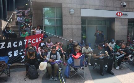 El paro de la CNTE no termina, asegura la sección 34 de Zacatecas; magisterio protesta en oficinas de las Afores en CDMX