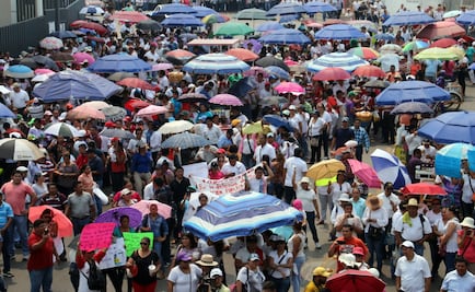 Veracruz suspende clases en 3 municipios por paso de la CNTE