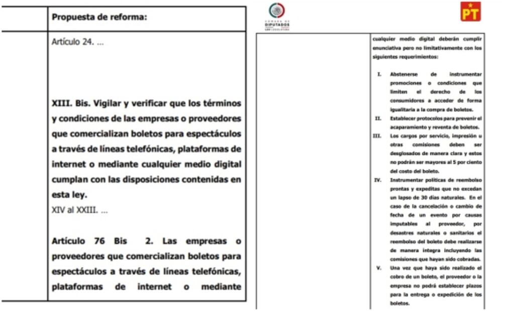 Esta es la iniciativa de un diputado del PT para evitar abusos de Ticketmaster, como en concierto de Bad Bunny