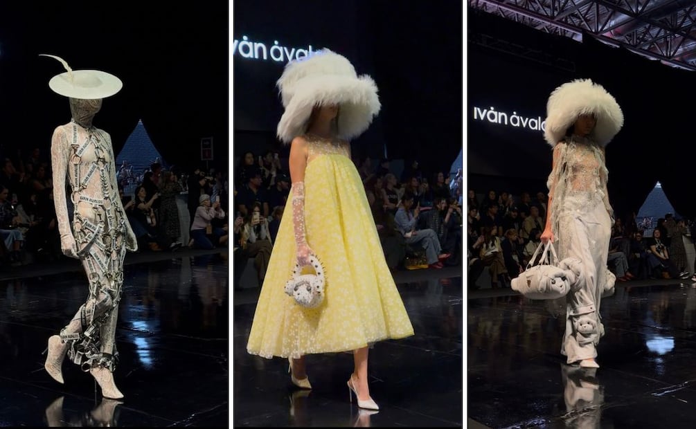 Iván Ávalos abre Intermoda 84 con una colección que se siente, no solo se mira. Fotos: Abril Macias - EL UNIVERSAL