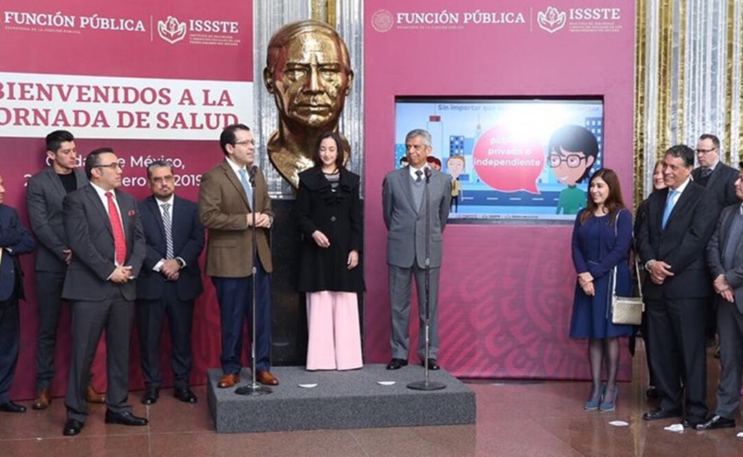 Foto tomada del Twitter @ISSSTE_mx