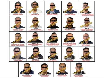 Operativo Enjambre: Suman 24 funcionarios detenidos por vínculos con el crimen organizado; los acusan de diversos delitos
