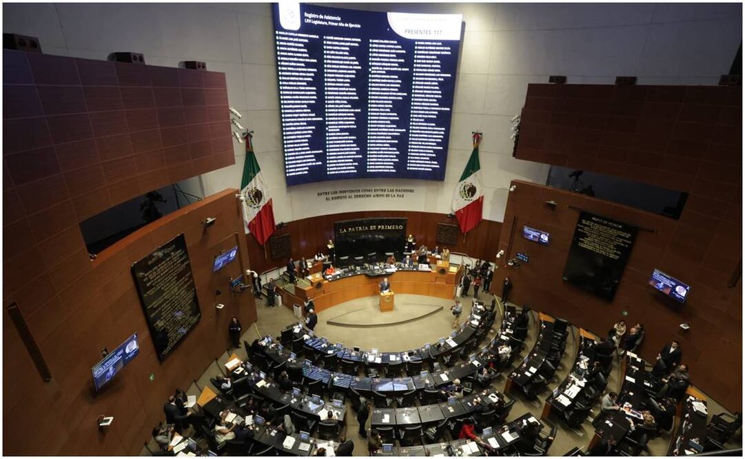 Senado de la República en sesión del 24 de octubre del 2024. Foto: Carlos Mejía / EL UNIVERSAL
