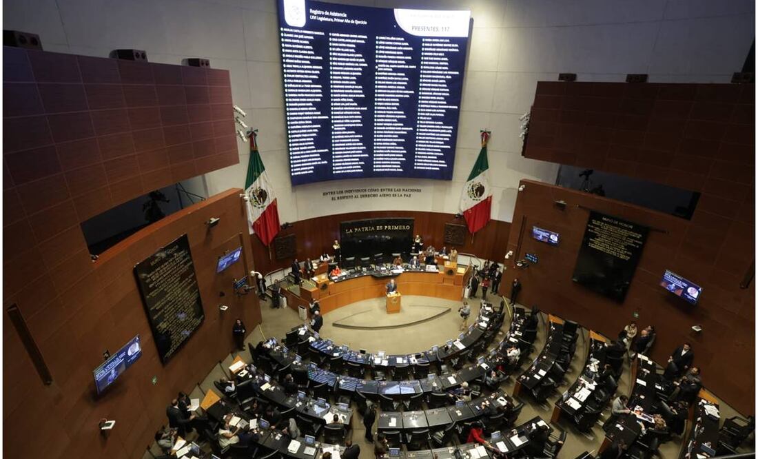 Senado de la República en sesión del 24 de octubre del 2024. Imagen ilustrativa. Foto: Carlos Mejía / EL UNIVERSAL