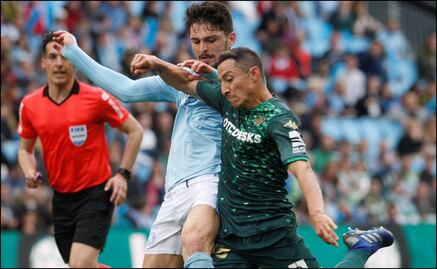 Betis vence al Celta; Lainez se quedó en la banca