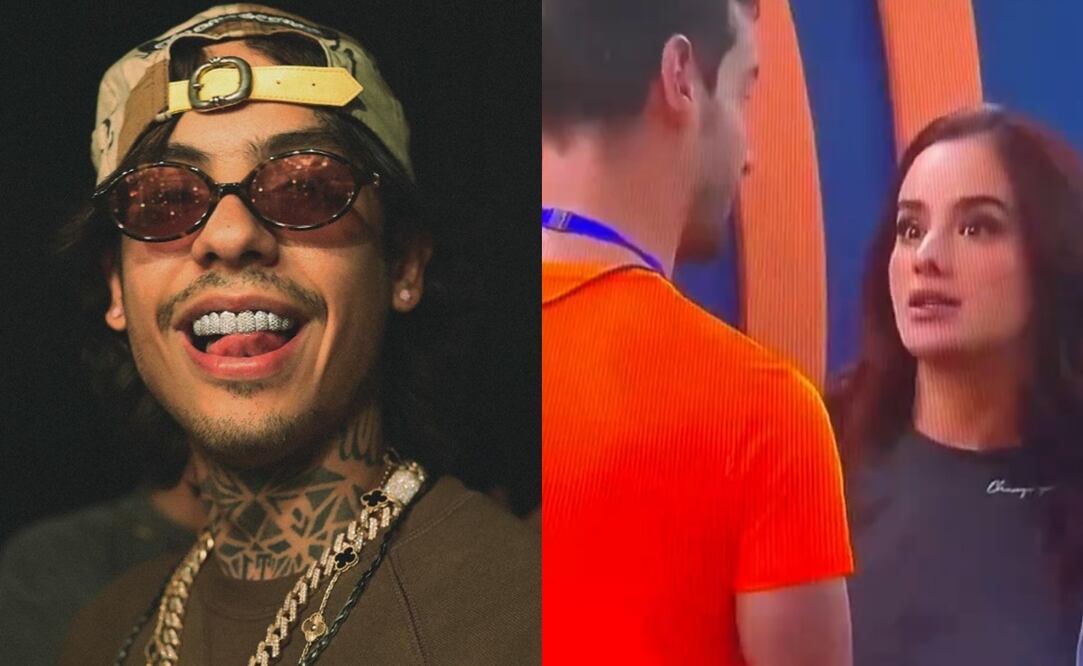 Gala Montes y Adrian Marcelo, participantes de "La casa de los famosos" y Natanael Cano. Foto: Instagram oficial/Captura vía redes.