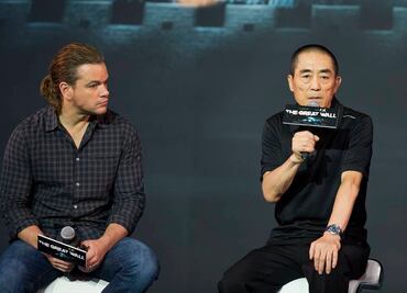 Director chino Zhang Yimou defiende al actor Matt Damon