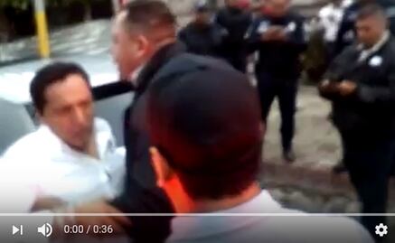 Líder del PRI en Morelos choca auto en estado de ebriedad; captan video