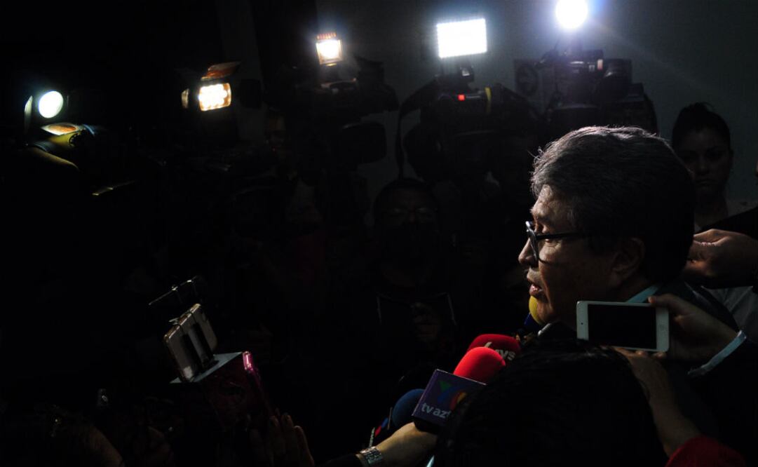 El senador Ricardo Monreal emitió este mediodía un mensaje en su cuenta de Twitter en el que a nombre de sus compañeros, condena el acto. FOTO: ARCHIVO CUARTOSCURO