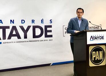 Andrés Atayde se registra para dirigir el PAN de la Ciudad de México