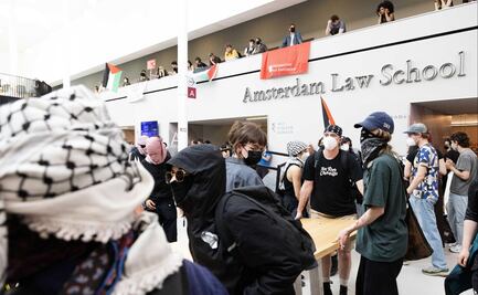Universidad de Ámsterdam cancela clases y cierra edificios tras protesta propalestina