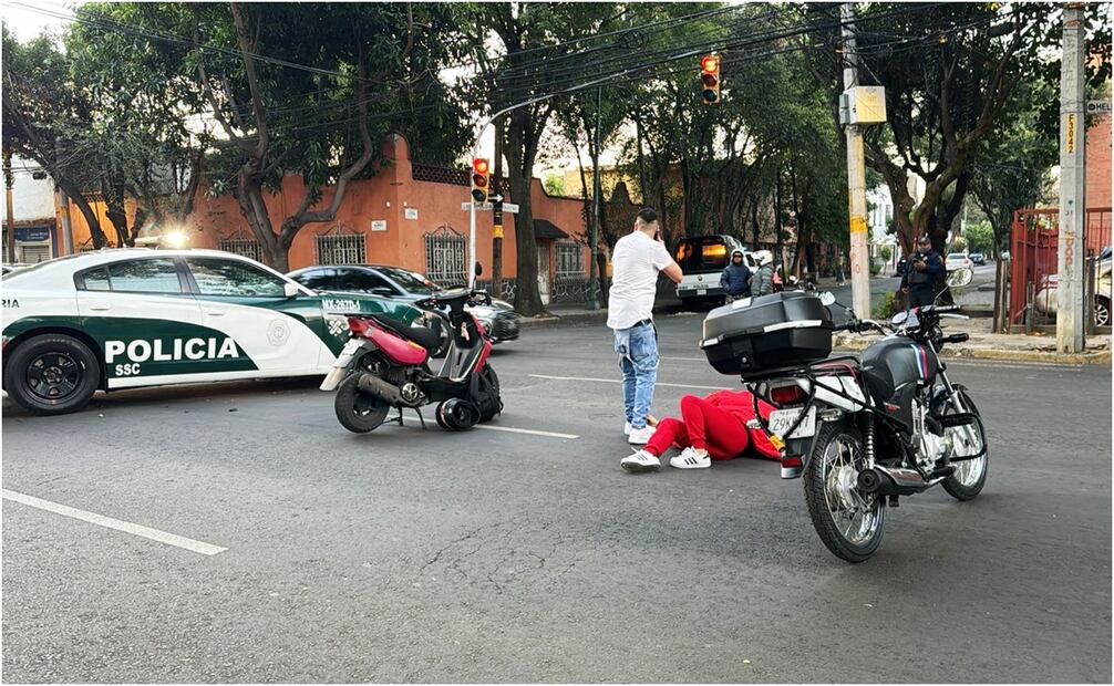 Motociclista accidentado. Foto: Juan Carlos Williams