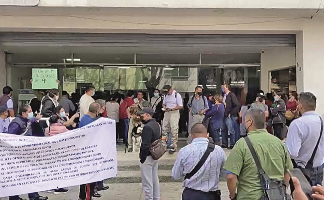 Los inconformes también demandan acabar con designaciones de superiores a través de “dedazo”. Foto: Especial