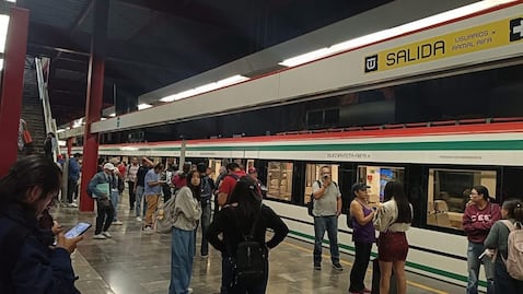 Tren Felipe Ángeles Buenavista-AIFA reporta retrasos en el servicio; un convoy está detenido entre las estaciones Tlalnepantla y Fortuna