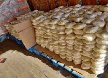 Ejército asegura 648 kilos de metanfetamina ocultos en camión de dulces en BC