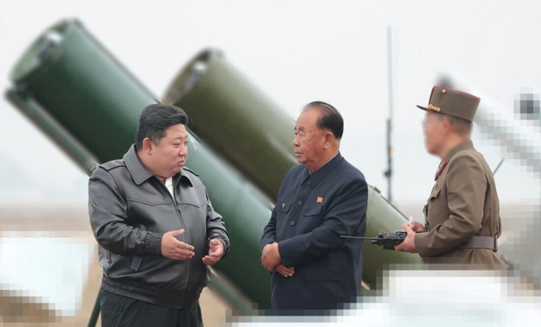 Kim Jong-un, líder de norcorea, ordena producción masiva de drones explosivos. Foto: X