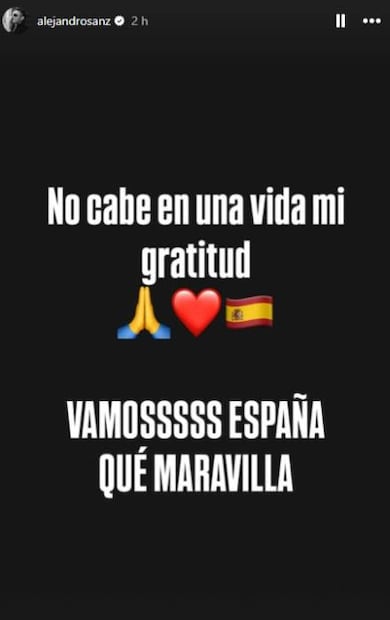El cantante felicitó a su equipo con este emotivo mensaje. Foto: Captura de pantalla.