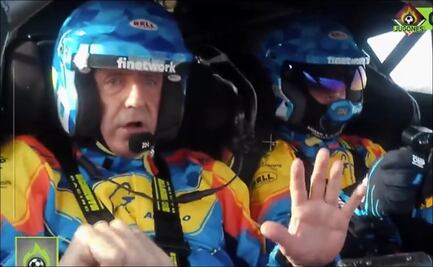 El sufrido paseo de Josep Pedrerol a toda velocidad junto a Fernando Alonso