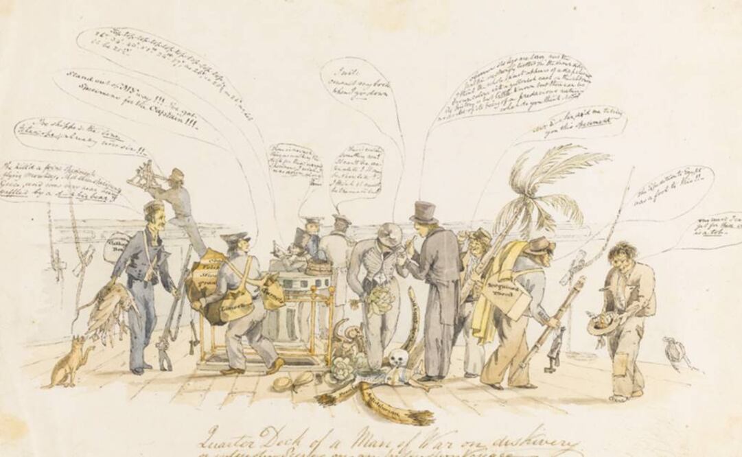 El barco condujo al naturalista británico en su exploración histórica alrededor del mundo. Foto: Sotheby's