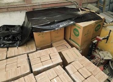 Aseguran mercancía presuntamente robada en bodega de reciclaje en Guanajuato; hay 4 detenidos