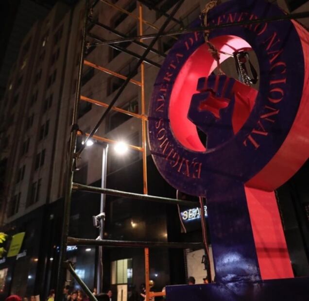 Nuevo antimonumento de feminicidio reclama a la CDMX