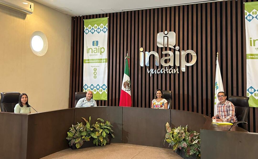 Instituto de Transparencia (Inaip) en Yucatán (31/05/2025). Foto: Especial X (@Inaip)