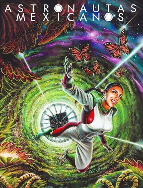 Antología de ciencia ficción solarpunk “Astronautas mexicanos”, lanzada por Fantasías para Noctámbulos; aborda historias sobre escenarios y conflictos en el espacio. Foto: ESPECIAL/Tomada de Ciencia Ficción Mexicana.