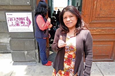 “Gracias a nosotras ellos son políticos”