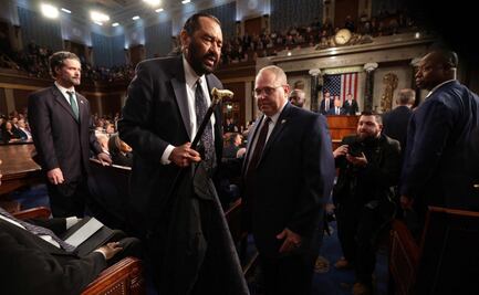 Expulsan a congresista demócrata Al Green por protestar en discurso de Trump; “aceptaré el castigo”, asegura