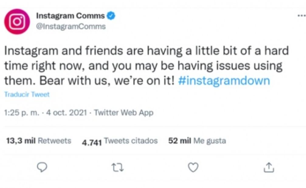WhatsApp, Facebook y Instagram se normalizan tras caída mundial