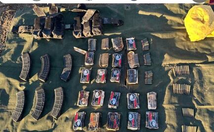 Fuerzas federales desmantelan campamento en Navolato, Sinaloa; hallan explosivos, armas y drogas